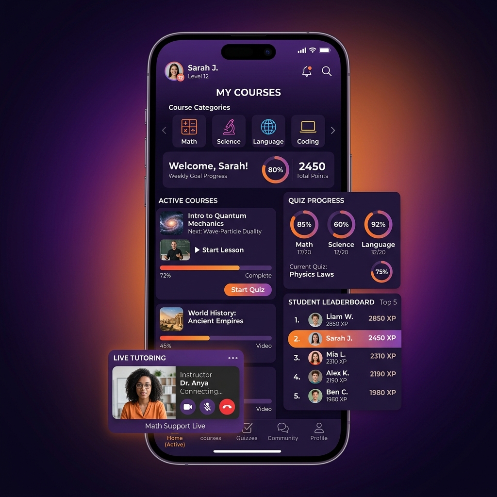 E-Learning Mobile App