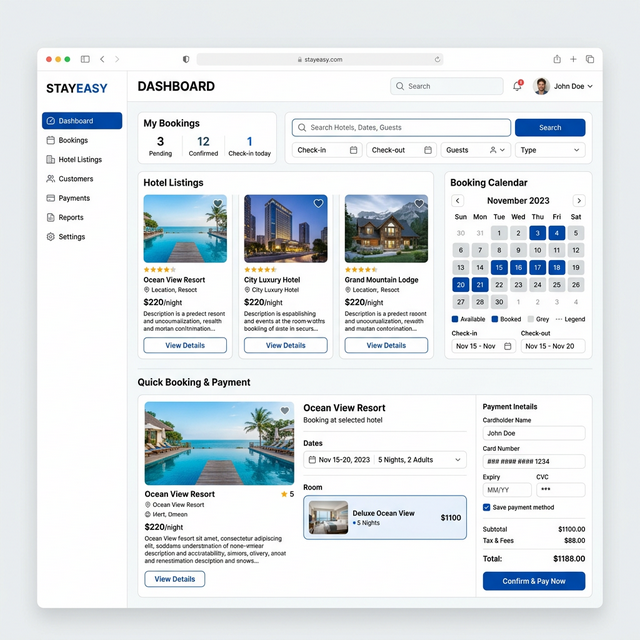 Hotel Booking System